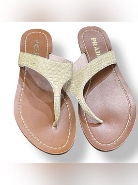 Prada thong sandals. Sz 36